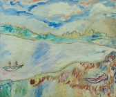 16. Boat on Lake