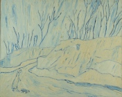 81. Woman with Dog