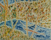 94. Orange Boat in Autumn